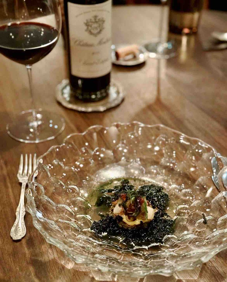 mauderestaurant's tweet photo. Abalone &amp; rice with seaweeds, California koshihikari rice and oyster mayonnaise.​​​​​​​​​​​​​​​​​​⁣ https://t.co/0VWMPKeuw0