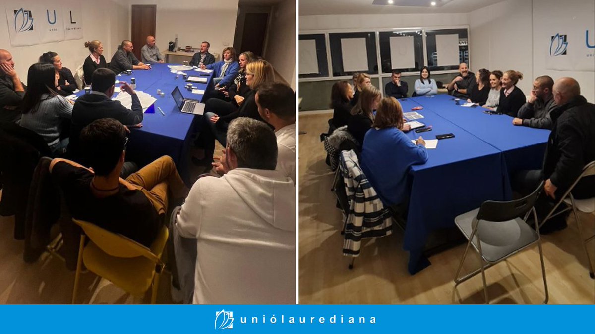 🗳️📋 Estem a les portes de presentar les llistes electorals. A Unió Laurediana posem en comú els treballs realitzats aquestes darreres setmanes. Sense cap dubte presentarem un programa electoral realista, de continuïtat i que s'adapti a les necessitats dels lauredians.
