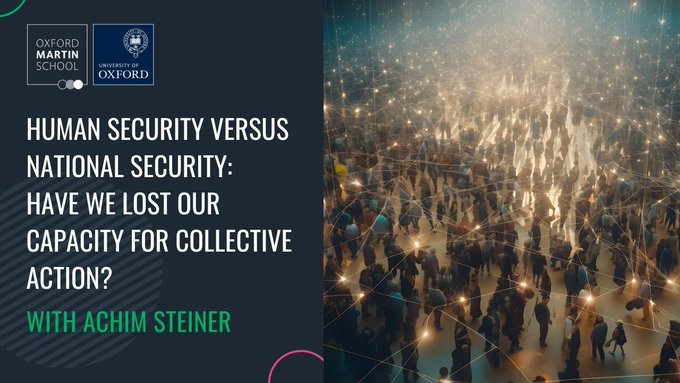 In a world of polycrises, have we lost our capacity for collective action?

Join me &amp; Baroness <a href="/ValerieAmos/">Valerie Amos</a> at <a href="/oxmartinschool/">Oxford Martin School</a> <a href="/UnivOxford/">University College, Oxford (Univ)</a> to discuss how global crises are changing lives at speed &amp; challenging 🌐 governance.

📅3 Nov, 5PM GMT| 1:00PM EST
crowdcast.io/c/collective-a…