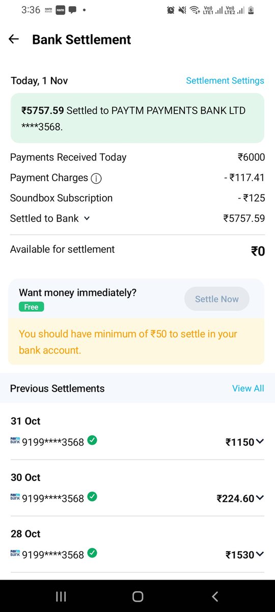 gsmnzb's tweet photo. @Paytmcare Salesman offer me sound box before 1month he explains me ther is no charges for life long and now I get a massage below  screenshot attached and what is payment charges..? https://t.co/kMmEPSil6q