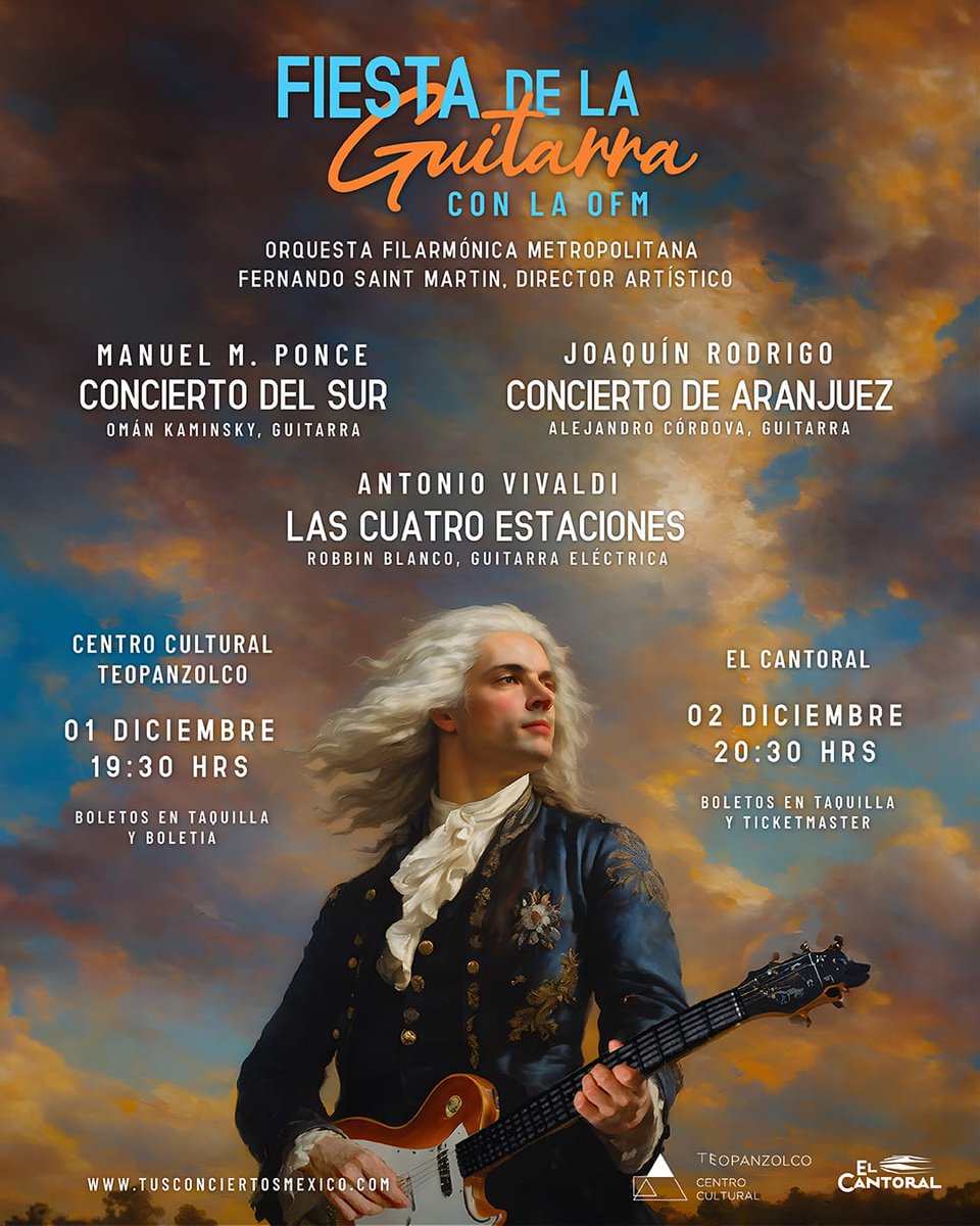 #jueves2x1 #Ticketmaster #FIESTA  de la #guitarra en la #CDMX