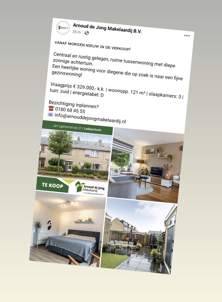 Vanaf morgen te koop! #lekkerkerk #krimpenerwaard #rotterdam #gouda #tekoop #woning #eengezinswoning #rijtjeshuis #funda #nederlek