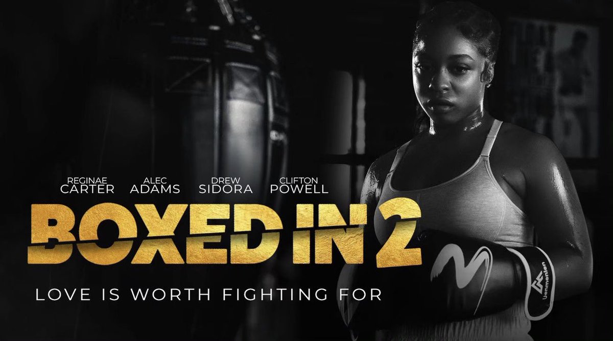 ReginaexSerena's tweet photo. Make sure your streaming #Boxedin2🥊 on Peacock. This is Day 2 of #Naevember♐️
#NaeDAY 🖤
#Naebaes4life 🥰 https://t.co/0MI97flAwi