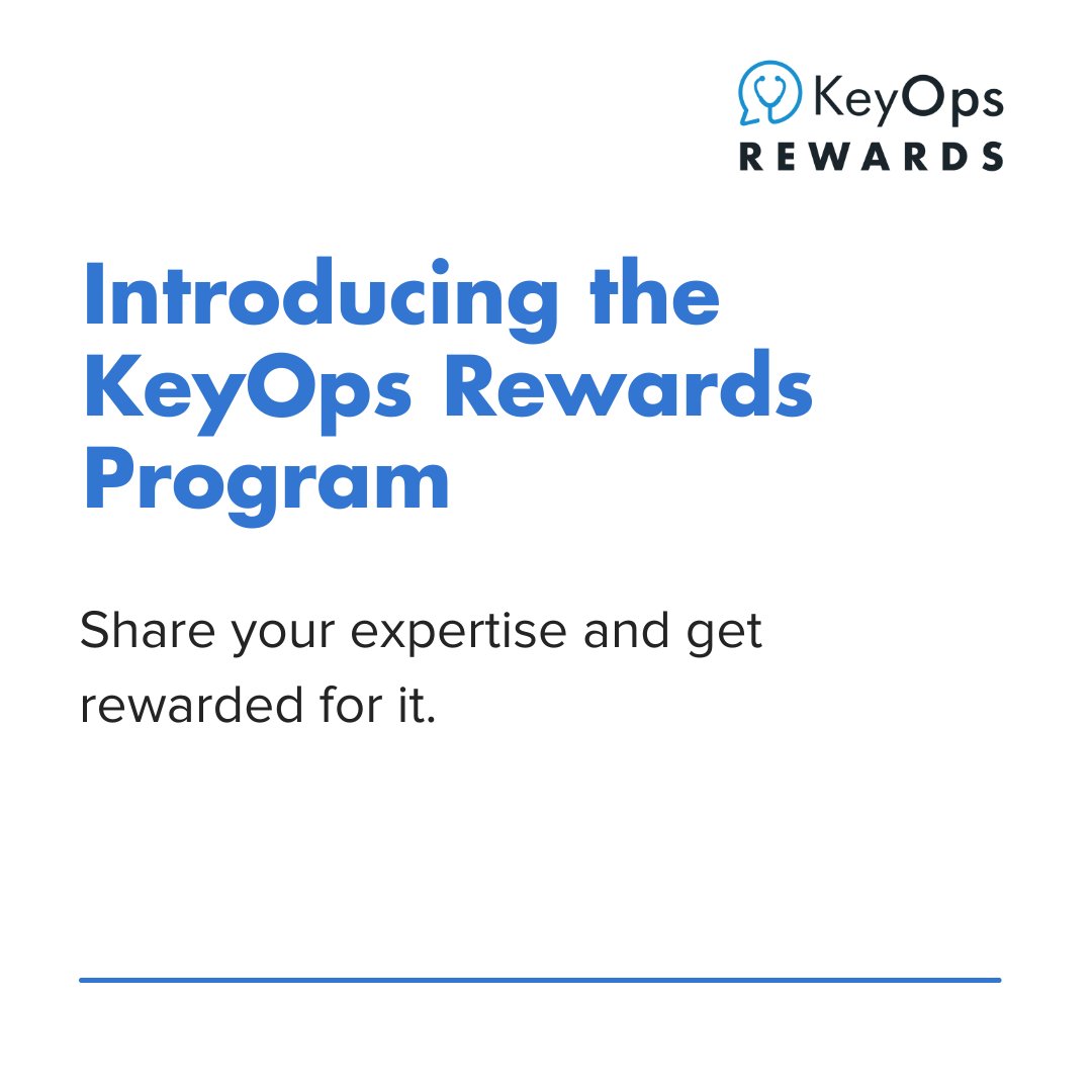 keyopsinc's tweet photo. 🎉Introducing KeyOps Rewards - Share Your Expertise & Get Rewarded for it.

Built on the valuable feedback from our physician community members, we are enhancing the experience you deserve!

🩺Physicians: Better rewards for your KeyOps engagements.
🔖More ways to Participate - Unlock NEW status ✨

Get started today and learn more about the KeyOps Rewards Program at: https://t.co/QuxlojTeyS

#KeyOps #PhysicianRewards #MedTwitter