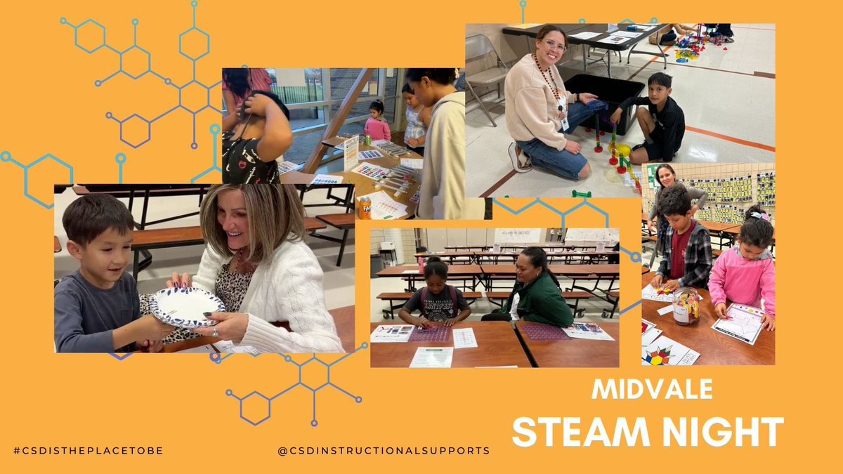 CSDISD's tweet image. STEAM nights are inspiring our students to be innovators and engaged learners. As they explored Science, Technology, Engineering, Arts, and Math.
#WeAreCanyons #CSDistheplacetobe