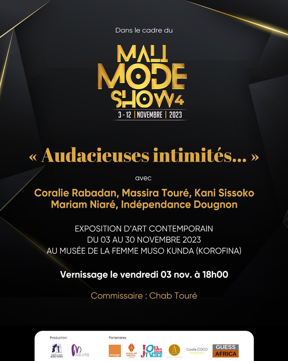 Dia_Sakho's tweet photo. Mali Mode Show! Bientôt…🥰
#MaliCulture partenaire de premières heures et fière de voir évoluer le bébé qui fait des pas de géants! https://t.co/yZCeh1Ezr6