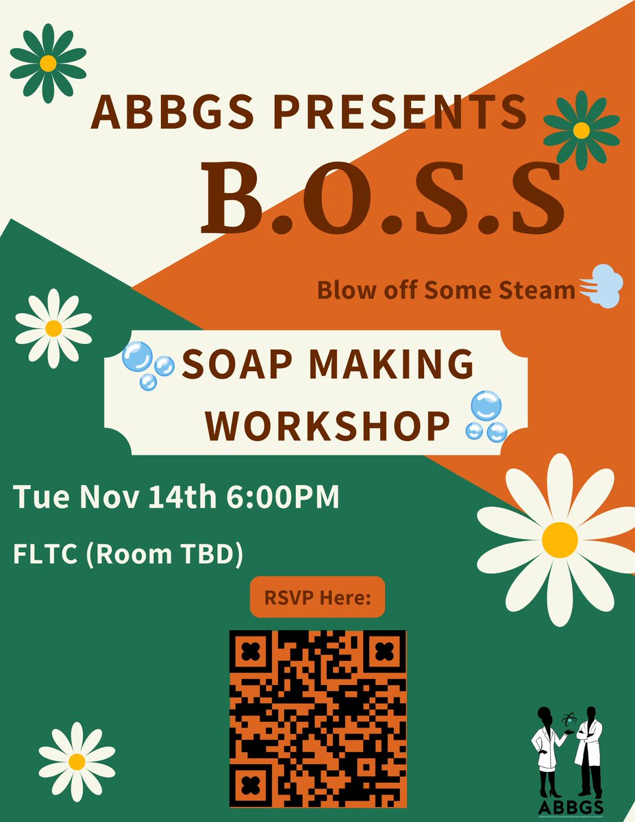 Save the date (November 14). ABBGS will be hosting a blow of steam session! Come and learn how to make some soap! See you there!