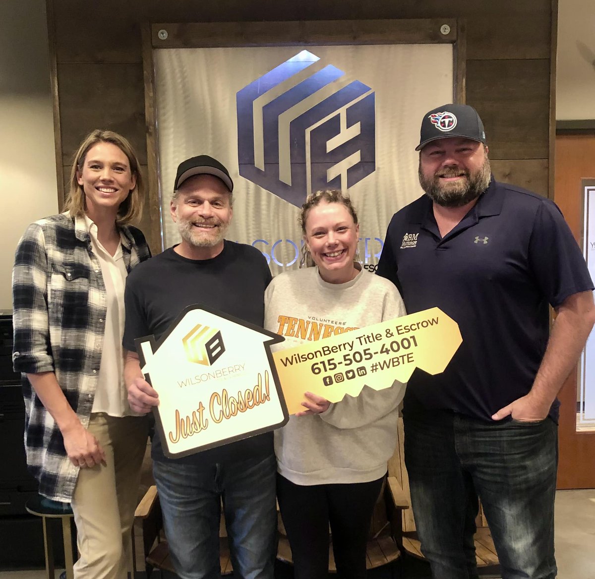wbtetn's tweet photo. Closing time! Congrats Cassie &amp; Davy on the purchase of your new Pleasant View home today. Congrats Molly Sprouse + @teamwilsonrep as well. Thanks for choosing us to close for you!

#TN #nashville #wbte #closewithus #realestate #realtor #titlecompany #wilsonberry #closingday https://t.co/YsZK3hGmCc