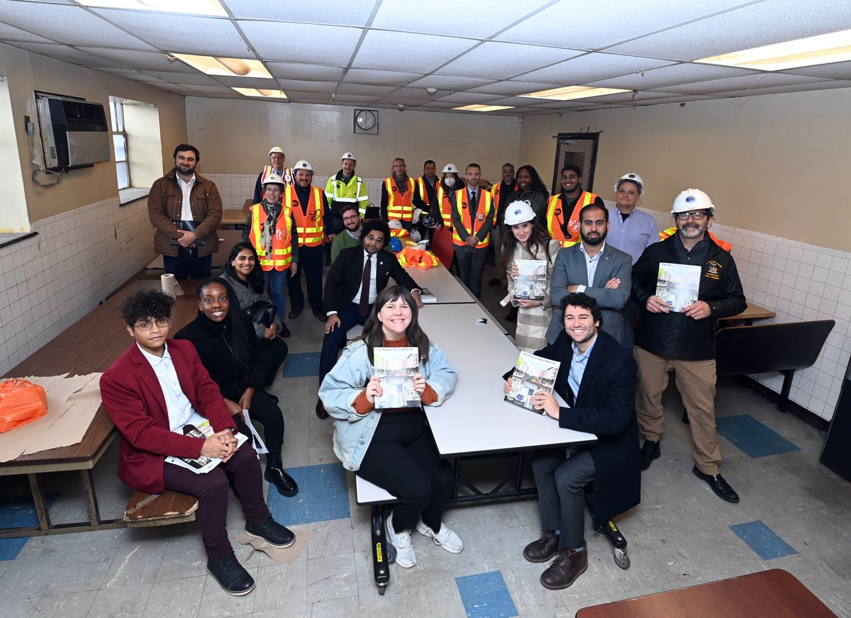 EmilyAssembly's tweet photo. Yesterday I joined @MTA for a tour of the Livonia Maintenance Shop, the century old home of the 3-train, to see up close a key case study in the 20 Year Needs Assessment. 

Workers do a heroic job but facilities like these need investment to modernize trains + improve conditions! https://t.co/iSd1qRcEn1