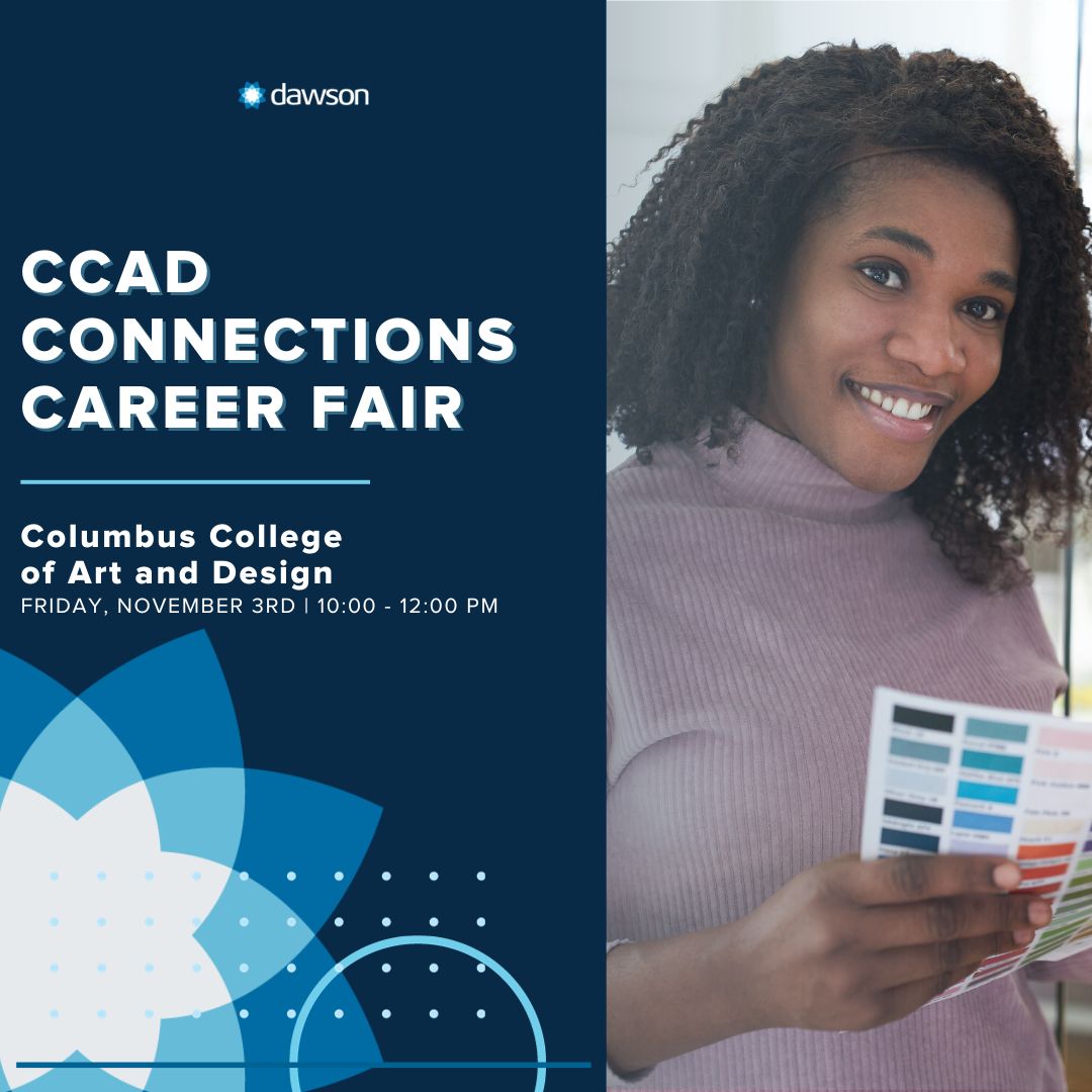 Tomorrow, November 3rd, our team of Employment Experts is heading to Columbus College of Art &amp; Design for their Connections Career Fair!

#communityworkforce #careerkickstart #tuitionreimbursement #jobopenings #dawsondifference #dawsome
