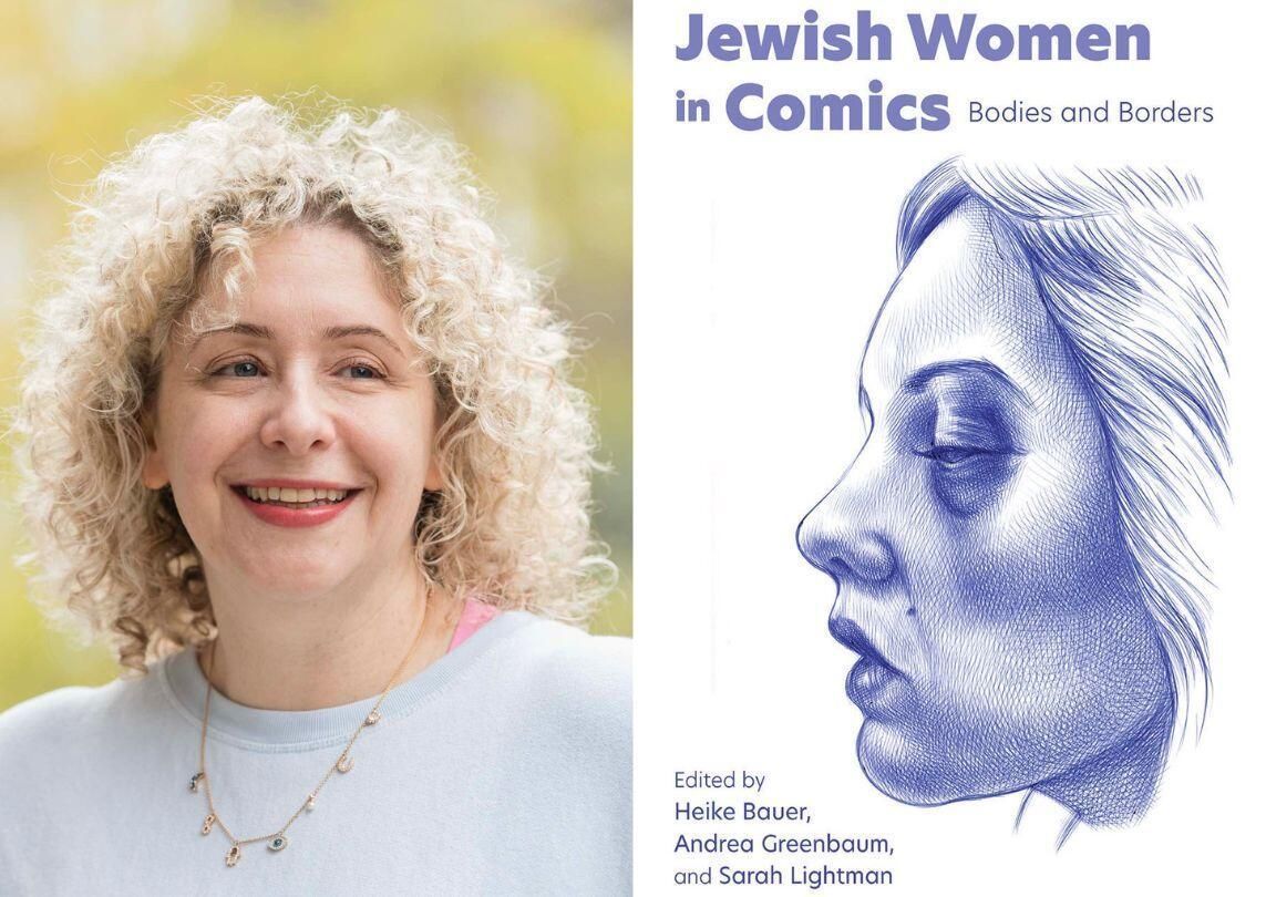 JWA talks with <a href="/sarahlightman1/">Dr Sarah Lightman</a>, co-editor of the new book, "Jewish Women in Comics: Bodies and Borders:" bit.ly/3tTdHsa