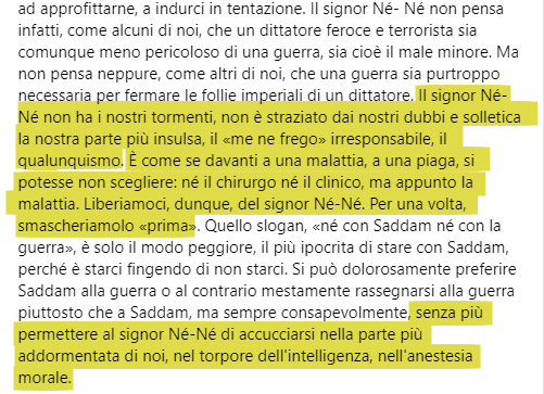 gisellaruccia's tweet photo. Thread: il 2 febbraio 2003 Francesco Merlo scrisse per il Corriere un editoriale al fiele contro chi era contrario alla guerra in Iraq. E anche quella volta le offese si sprecarono e soprattutto il "nostro", alla luce degli eventi stranoti, non ne azzeccò una (1/2) https://t.co/H7z8i0kQVi
