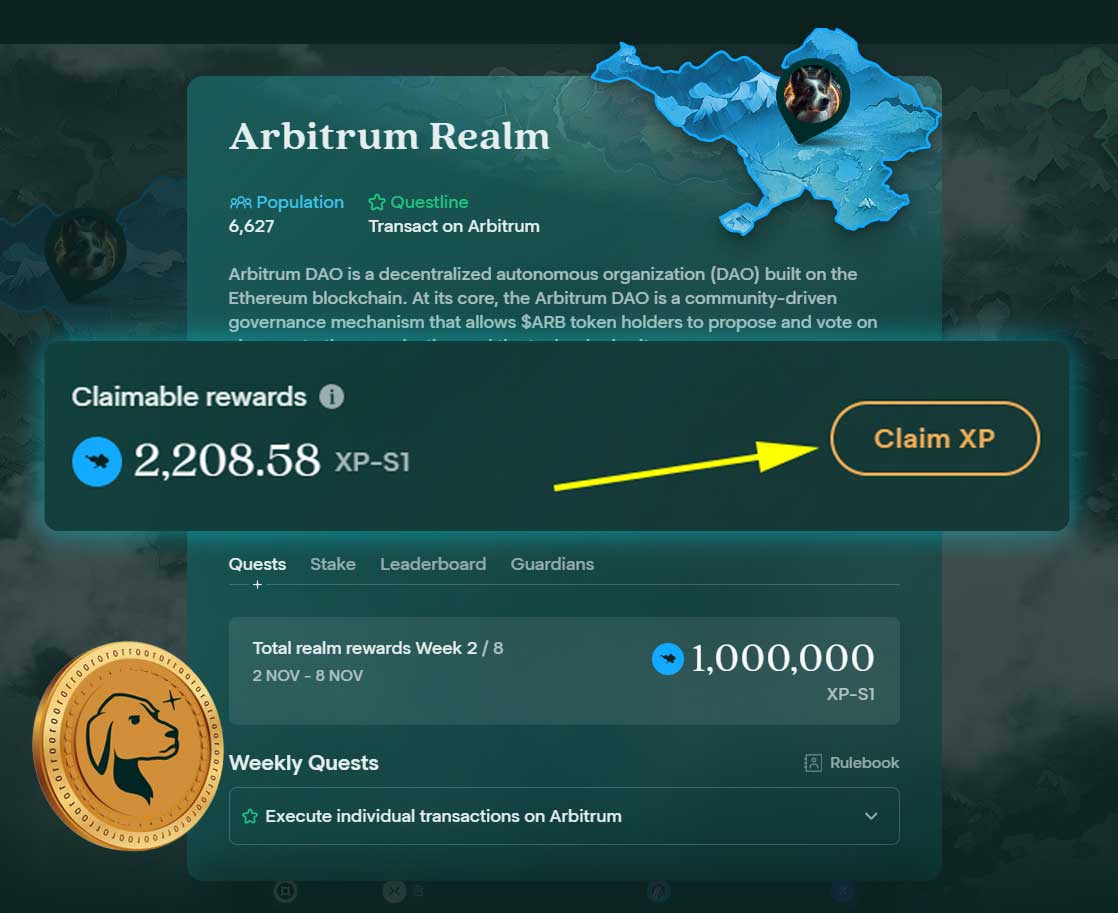 Taho Week 1 XP is Live for Claiming! 🔥

- Go to: app.taho.xyz
- Select your <a href="/taho_xyz/">Taho (🗺,🗺)</a> realm and claim your XP.

This week's quest is the same as the previous one.

All the best.