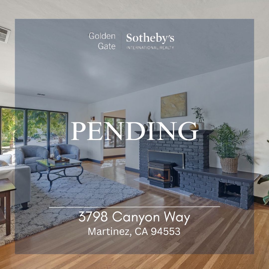 🏡 SALE PENDING! 🤩 ⁠
3798 Canyon Way Martinez, CA 94553 is officially PENDING! ⁠
#PendingSale #RealEstate #DreamHome