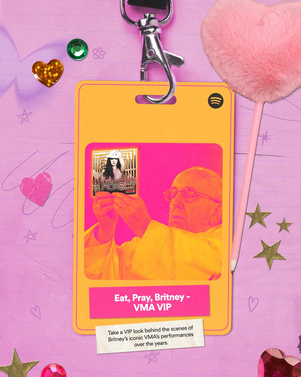 Spotify's tweet photo. Because all we can think about is #TheWomanInMe  — we curated this deep dive of #BritneyArmy approved podcasts 💗 https://t.co/oeofzVlAVN