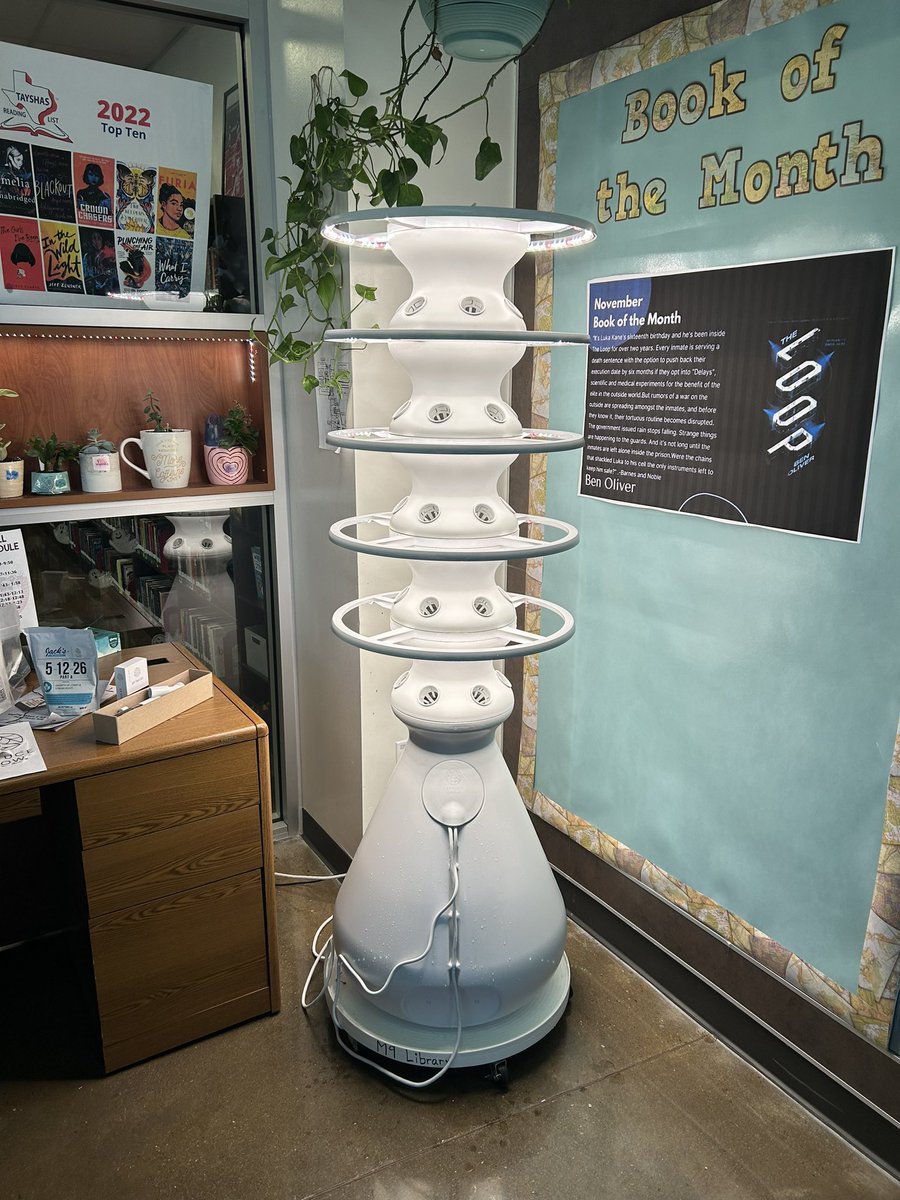 Thank you <a href="/LEFforLISD/">LEF</a>! Our tower garden and award winning books came today! <a href="/MHS9th/">MHS 9th Grade Campus</a> #ADecadeofExcellence