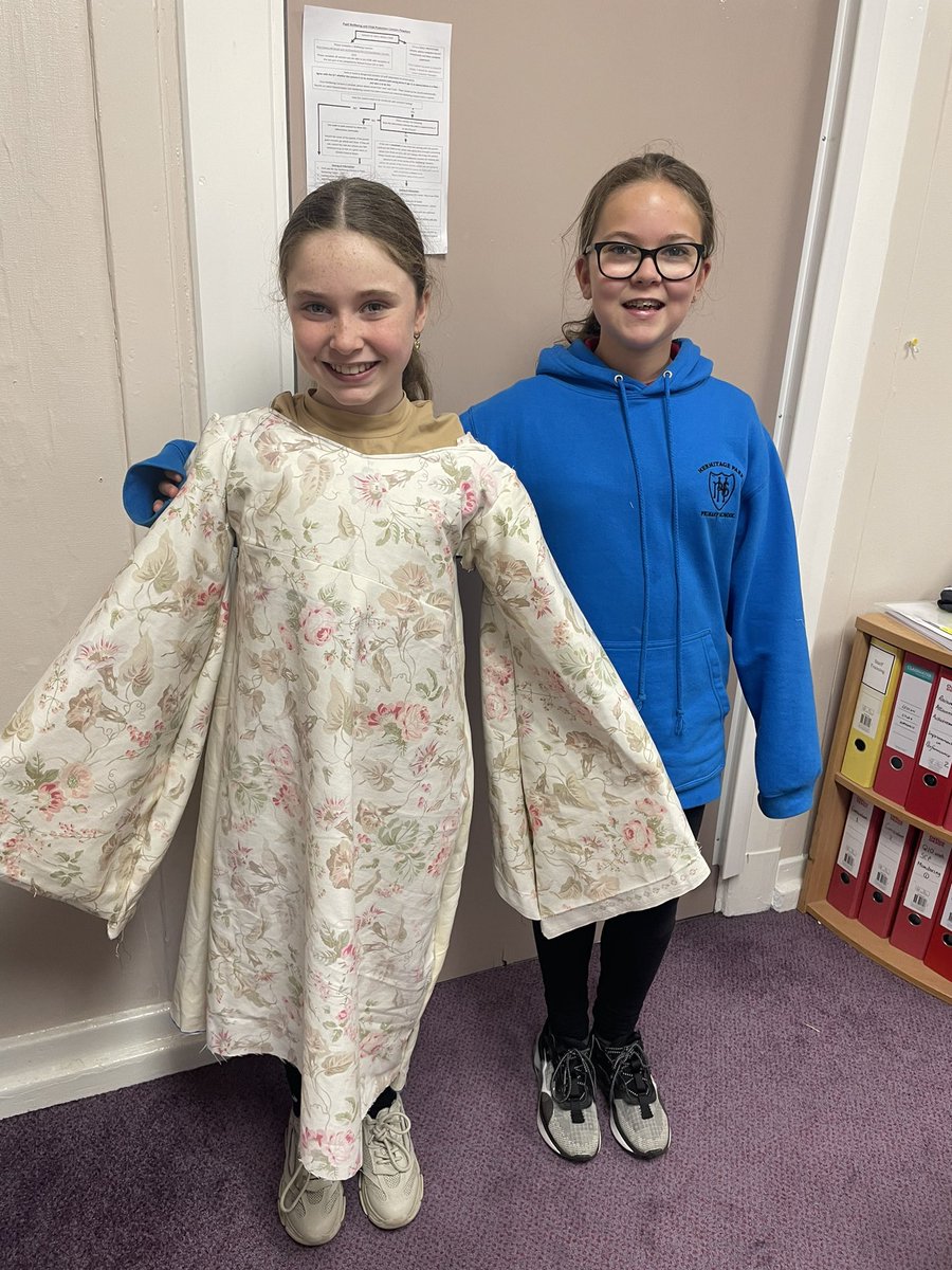 hermitageparkps's tweet photo. Check out this fantastic court gown @MockCourt (designer and creator on the right with her fabulous model). A great testament to our focus on creativity this year. #skillsforlife #creativity #curriulum https://t.co/lxBXSa2Gc5