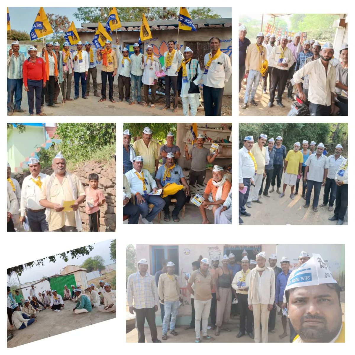Arvindtomar91's tweet photo. नरयावली विधानसभा क्षेत्र के ग्राम बेलई, खाकरोंन, खैराई एवं कनेरा नीखर में समस्त ग्राम वासियों के घर-घर पहुंचकर संपर्क किया एवं पार्टी कार्यकर्ताओं द्वारा भी अन्य ग्रामों में संपर्क किया गया। सभी से पार्टी के पक्ष में मतदान करने की अपील की।
@AAPMPOfficial https://t.co/okhM01UHWR