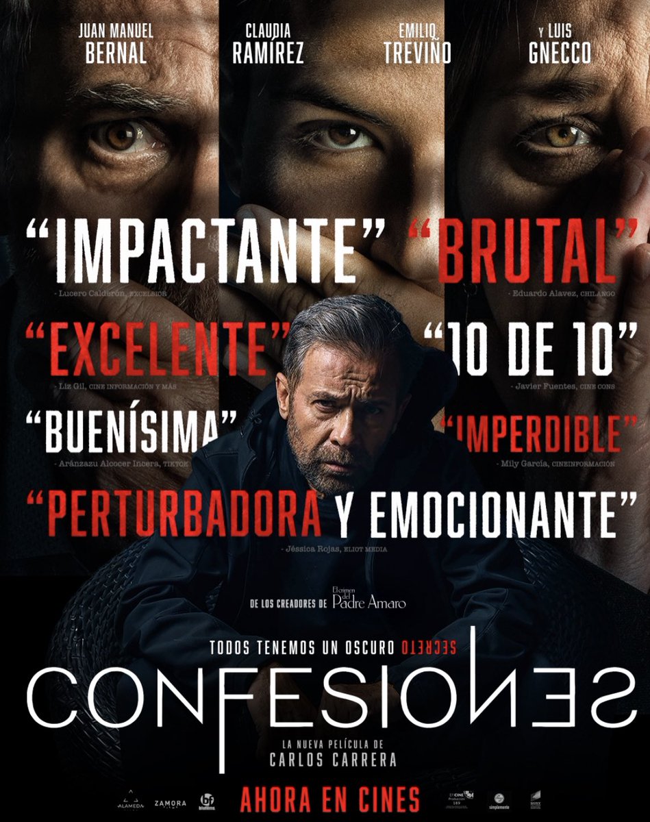 ZAMORAFILMSMX's tweet photo. #Eshoy La gente ya está hablando de #ConfesionesLaPelícula, ¡no te la puedes perder!
#Thriller #Estreno #FelizJueves #cinemexicano #ZamoraFilms #AlamedaFilms #SonyPictures https://t.co/WsklVlzoHy