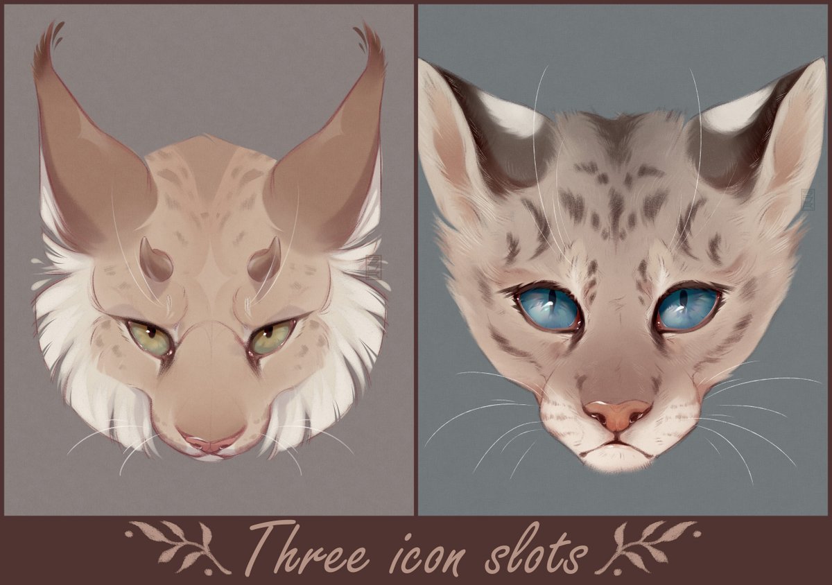 shotekadr's tweet photo. Three icon slots Price 
20USD 
Terms: 
 Payment on Boosty or EasyStart only 
 One hundred percent prepayment 
 Icon can be either with a feral or a furry character. 
 Text me at Note  

Slot 1: Celestial-Drift [DA] 
Slot 2: 
Slot 3:

 #Furry #Commission #icon #feral #animal https://t.co/j5hvXnSK0Q
