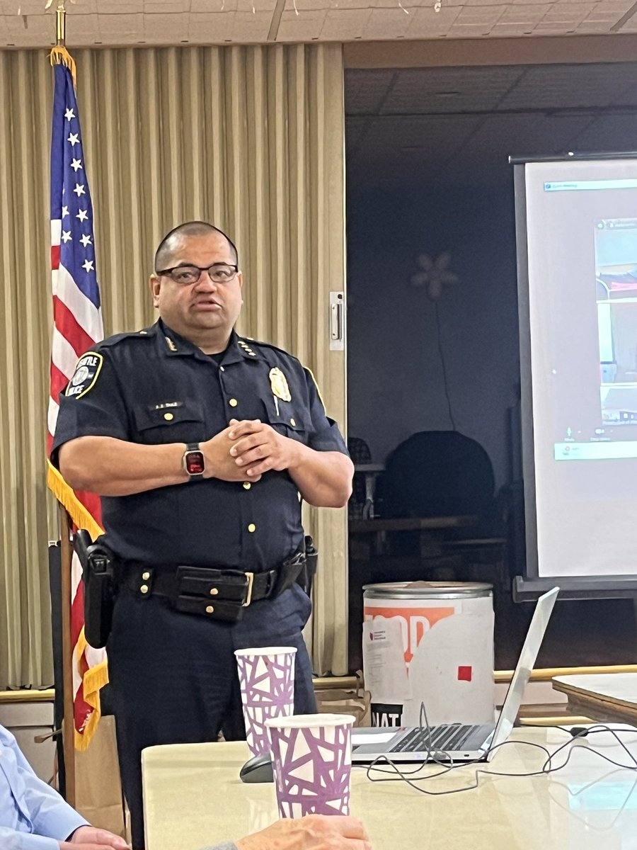 USRotarySeattle's tweet image. Seattle Police Chief Adrian Diaz is addressing our Club this morning. #seattlepolice #Rotary