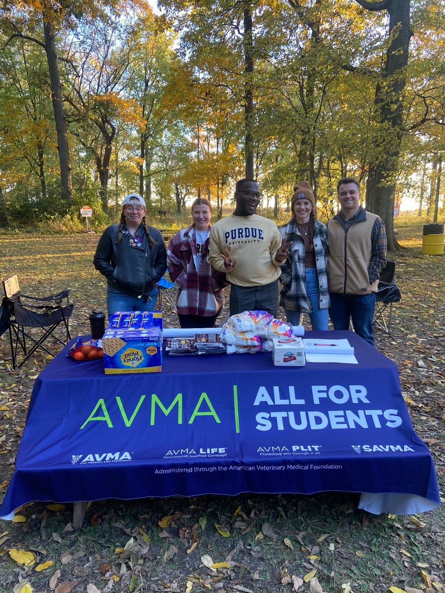 Our SAVMA branch hosted a night at Exploration Acres! Students enjoyed a break with smores, mazes & friends. Learn about our student orgs: purdue.vet/student-orgs @lifeatpurdue #halloween #fallfun