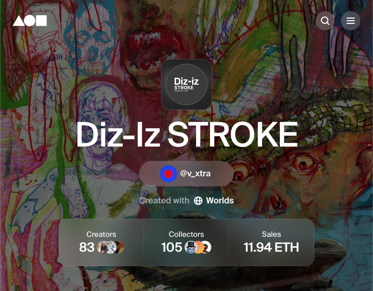 Diz_Iz_'s tweet photo. @Diz_Iz_ STROKE
Curated by @v_xtra

#DizIzArt

Fine art showcase

A world of glorious paintings and riveting brush strokes. From classic to fiercely contemporary

Enter 👇 https://t.co/UUM6pHY76N