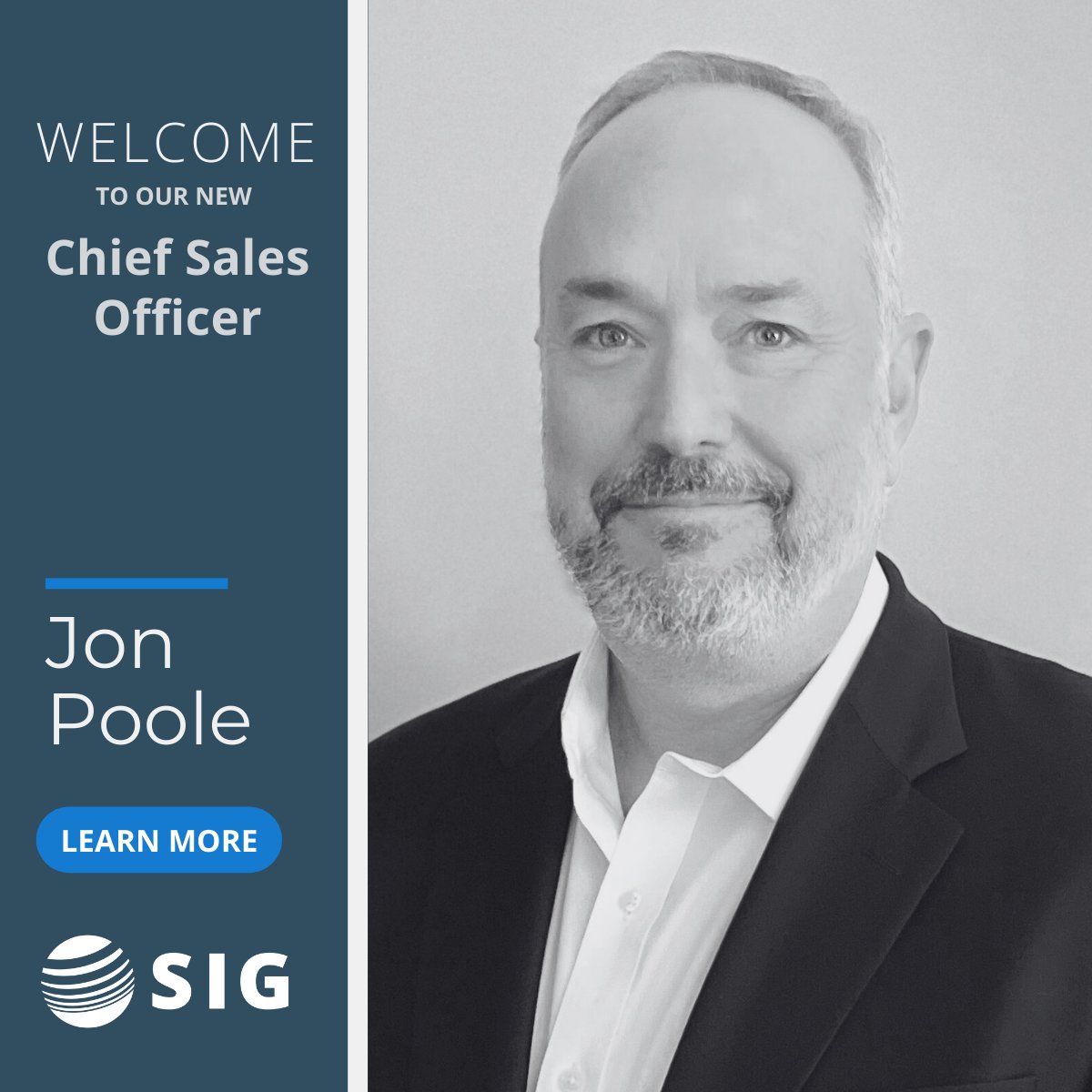 SIGCorpLIVE's tweet photo. We're excited to announce our new Chief Sales Officer, Jon Poole. Read more about this great addition to the SIG team: https://t.co/G47j4WqUHo 
.
#higheredtechnologyconsulting #higheredtechnologyconsultants #highereducationconsulting #technologyconsulting #clientfocusedconsulting https://t.co/vpc5Uolegr