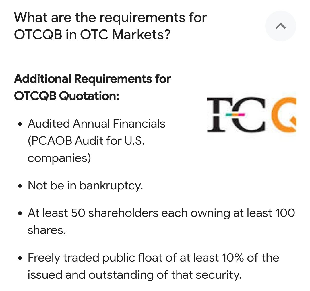 baxy007baxy's tweet photo. $ASTA .01 is coming. PCAOB Audit close to being completed and uplist potential to OTCQB where .01 minimum for 30 days is required.
$MMTLP $AMC $GME $VOCL $MULN $VERB $FNGR $ASTA $DPLS $GNS $MICT $BBIG $OCTO $AIHC $TSLA $OCLN $CLNV https://t.co/i3Fu3Ws4zF
