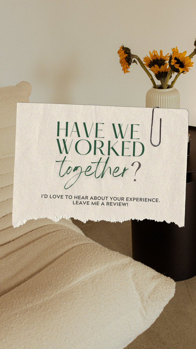 Have we worked together?

Reviews are the greatest compliment you can do.  It lets me know I have done a good job and gives others the confidence to know I can help them.

#reviews #mortgagereview #helpingothers #workedtogether