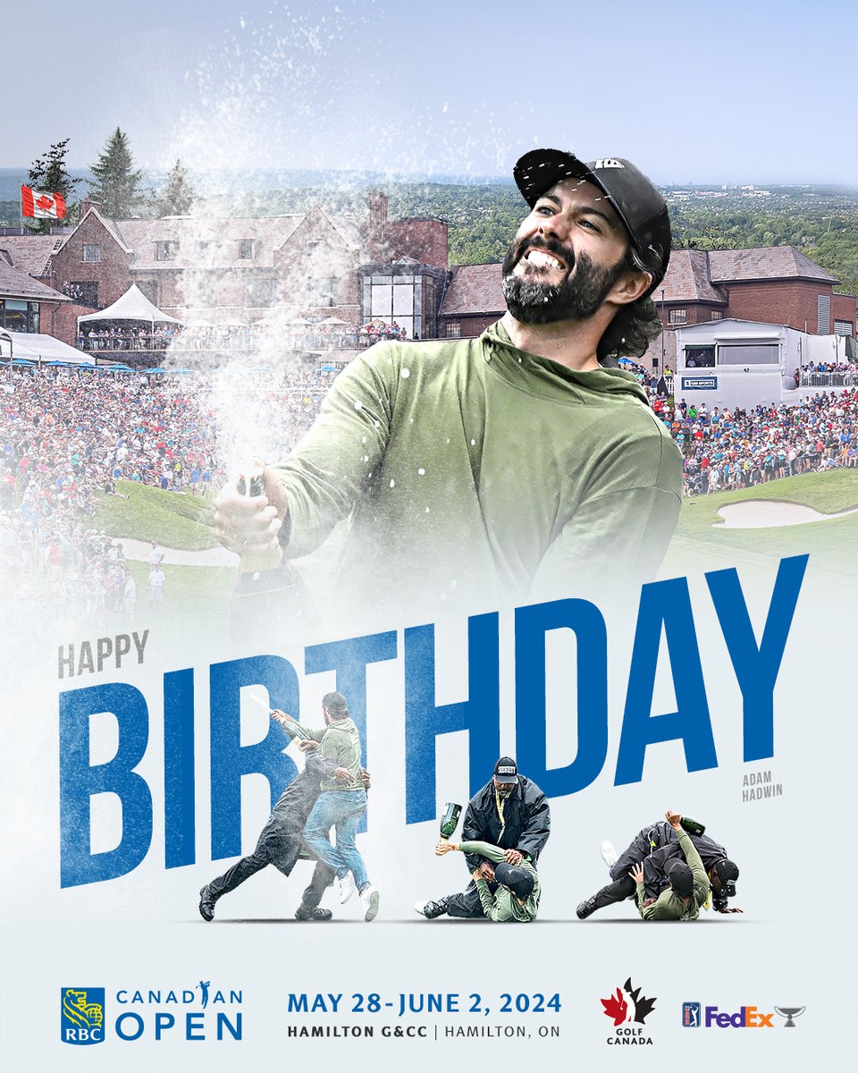 Happy Birthday <a href="/ahadwingolf/">adam hadwin</a> 🇨🇦 ...Have a Spec-tackle-ular day!