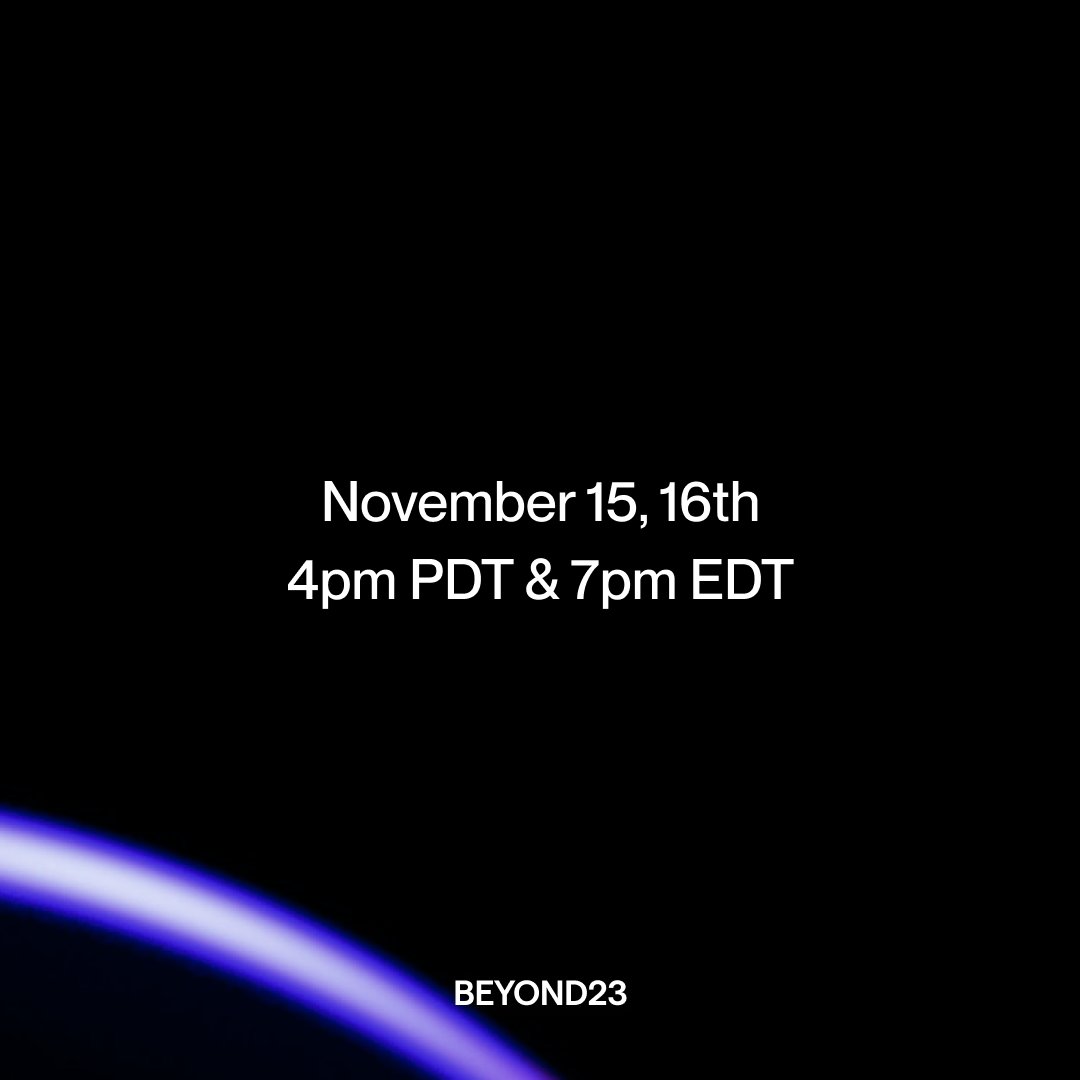 Mark Your Calendar: November 15th &amp;16th for BEYOND23🎉

🔥Ready to conquer the gray market and parallel sellers? 

Join leading industry experts from <a href="/eBay/">eBay</a>, <a href="/Tencent/">Tencent</a>, and SeCA to uncover strategies for the global marketplaces.
👇🏻 Register Here: hubs.ly/Q027nVsY0