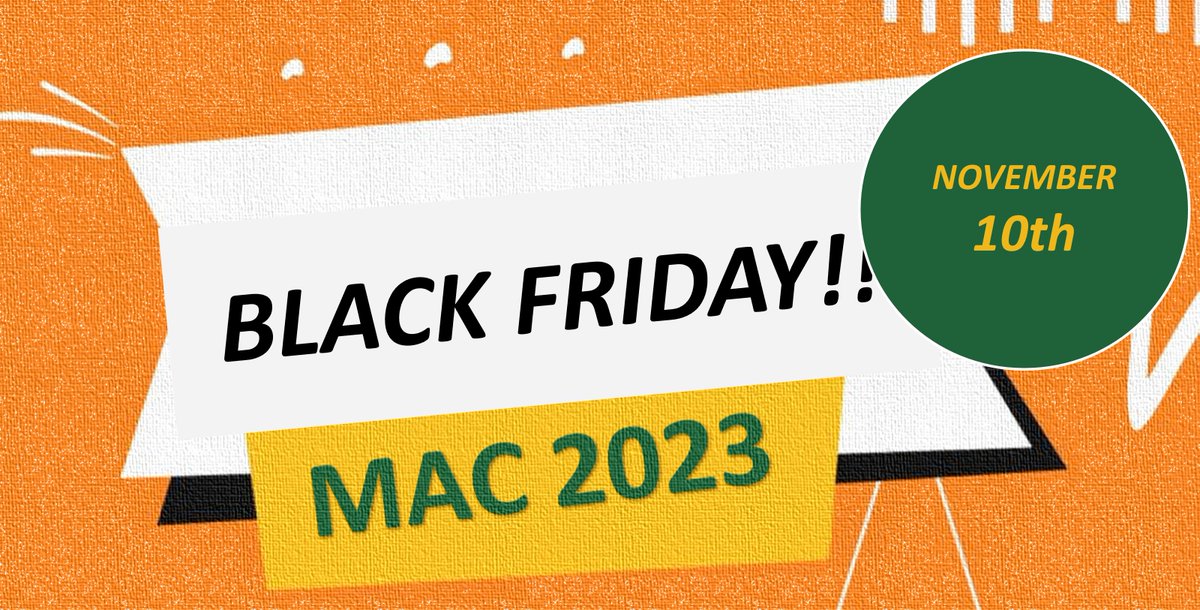 Mac2023Coimbra's tweet image. 📢EXCLUSIVE BLACK FRIDAY deal on MAC2013! Register on November 10th for #MAC2023 in Coimbra for €75, including coffee breaks and lunches. Don&apos;t miss this opportunity to learn from experts in #mitochondria, #aging, and #cancer.&quot;