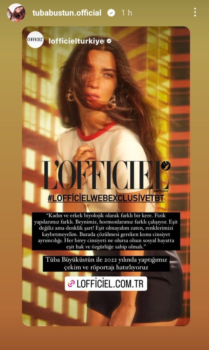 #LofficielTurkiye   from 🫴🏻#TubaBüyüküstün 🩷