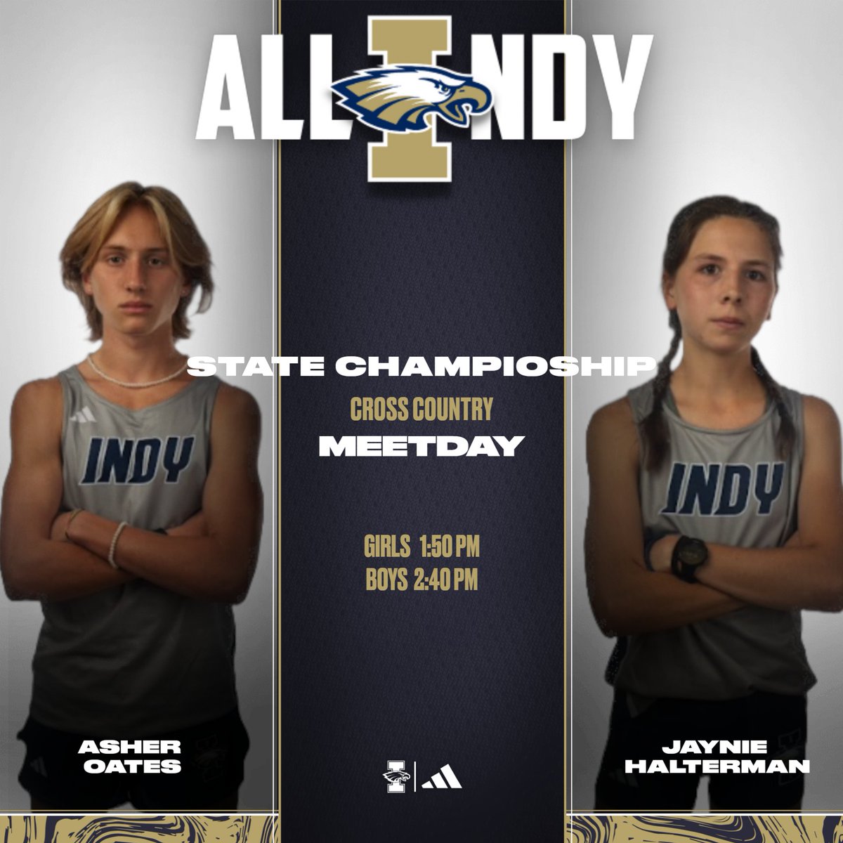 Let's go X-Country! Good Luck <a href="/wcsIHSlf/">Indy XC</a> !  

#ALLINdy