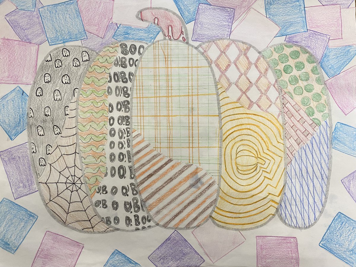MissR_Classroom's tweet photo. So proud of my grade 7 artists! The past few weeks students have been creating unique patterns &amp; lines to create Halloween Zentangles https://t.co/WQ2oVAGM3B