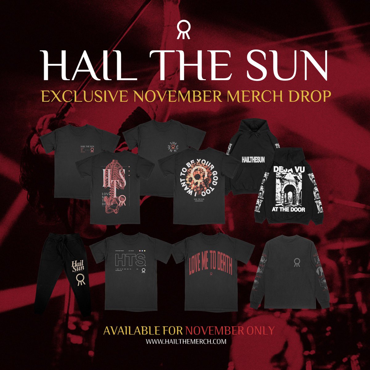 For the next year, we will drop a limited collection on the first day of every month. Our mailing list always gets first look and a discount code. Some quantities are nearly sold out already ❤️ Merch Store: hailthemerch.com Mailing List: eepurl.com/hOJc01