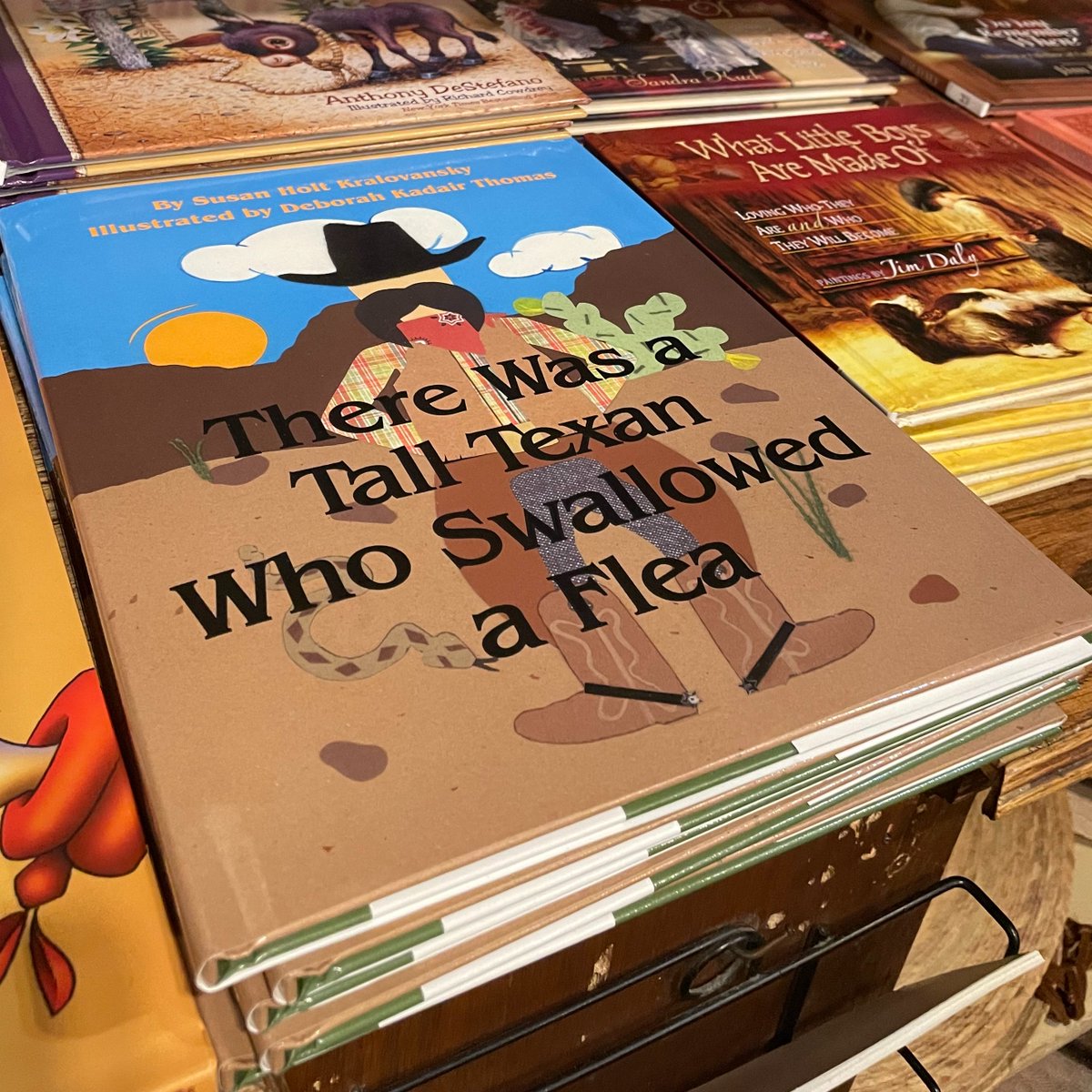 Books in the wild! Thank you, @gayleenwrites my fabulous author pal who spotted 'There Was a Tall Texan', at the Gruene General Store! @PelicanPub