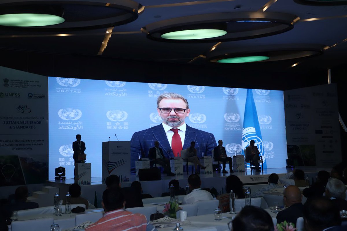 Experts &amp; practitioners are in New Delhi to discuss innovative ideas &amp; policies on the pivotal role played by sustainability standards as an enabler for sustainable development.

More on the 3rd International Convention on Sustainable Trade &amp; Standards. ➡️bit.ly/46TxuGp