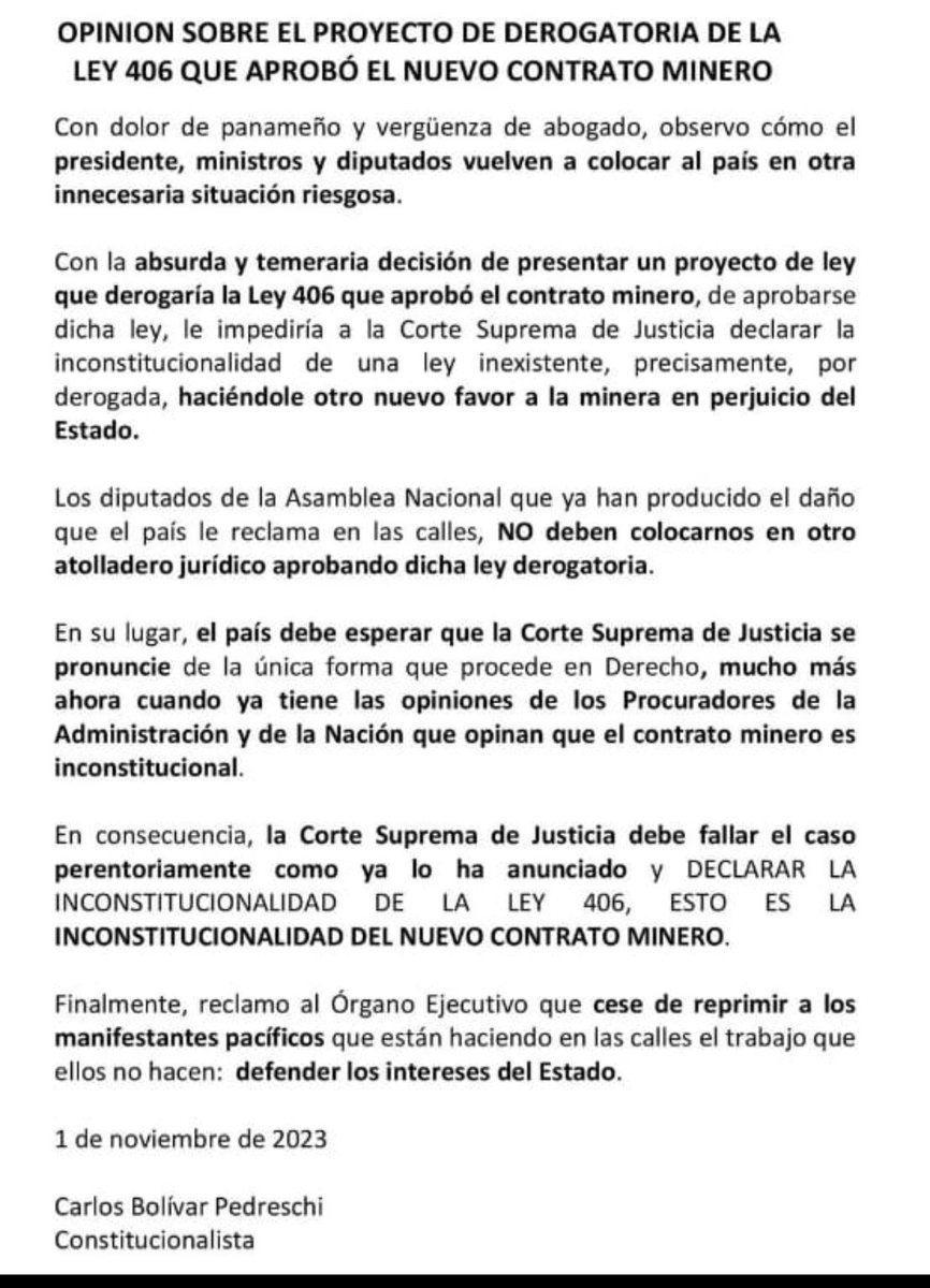 Hasta el momento con los análisis y viendo la situación del país creo esta es la mejor solución y la vía correcta.