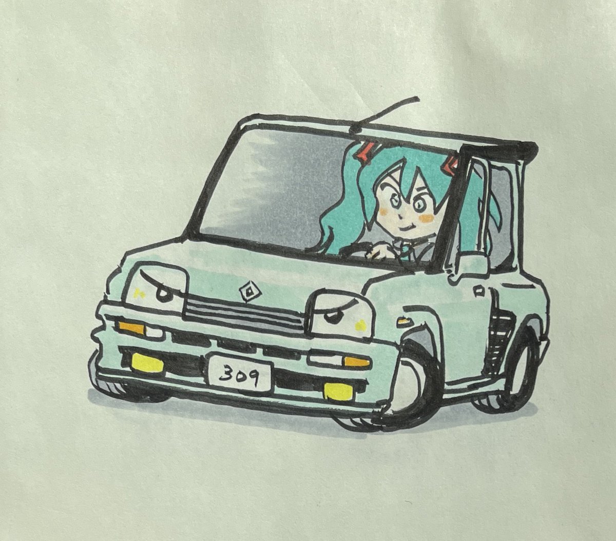 初音ミク 「#初音ミクがいっぱい見れるタグ」|zama36のイラスト