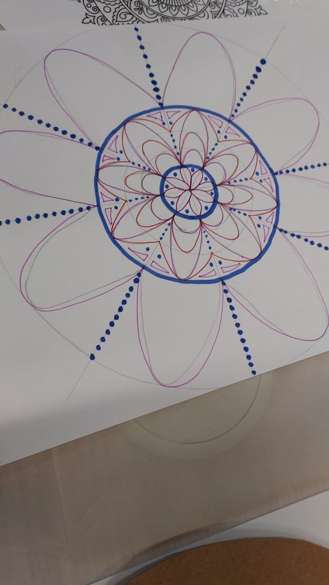 Suzanakin's tweet photo. Loved learning a new skill @RiscaLibrary with @CCBCarts #Zenfest #Mandalas https://t.co/ApTsHotbcZ