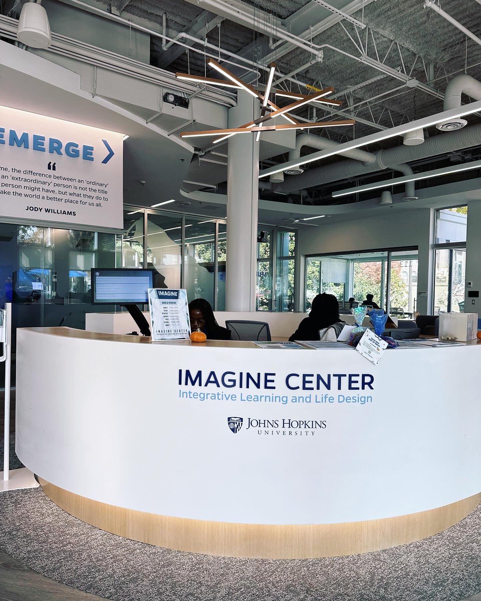 irisypan's tweet photo. Thrilled to announce I've joined the awesome team at JHU Integrative Learning and Life Design (ILLD) @imaginejhu as a Social Media Assistant intern! 🌟
Grateful for the opportunity and stoked to share this journey with you all! 🎉 #SocialMediaAssistant
#ImagineJHU 
#firstday https://t.co/jMkTYpTKRV