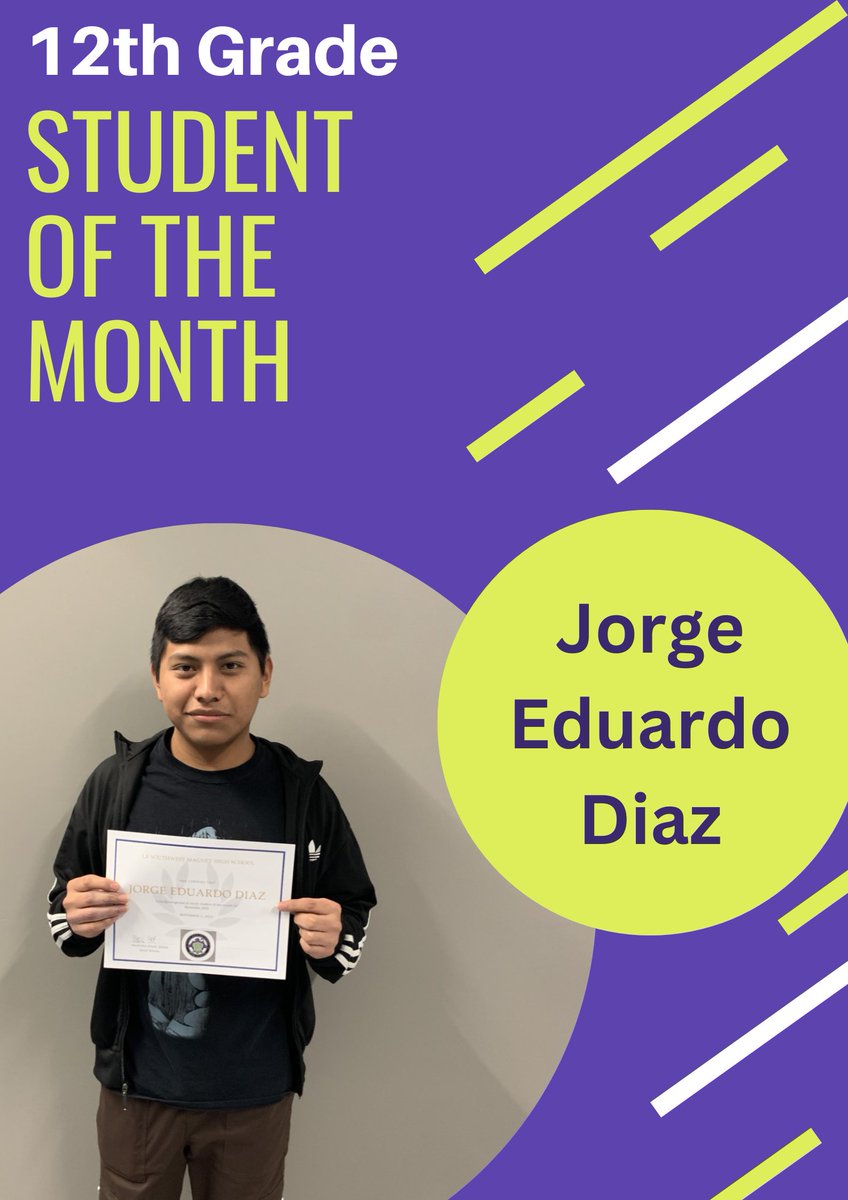 CONGRATULATIONS! Little Rock Southwest High School NOVEMBER STUDENTS OF THE MONTH.