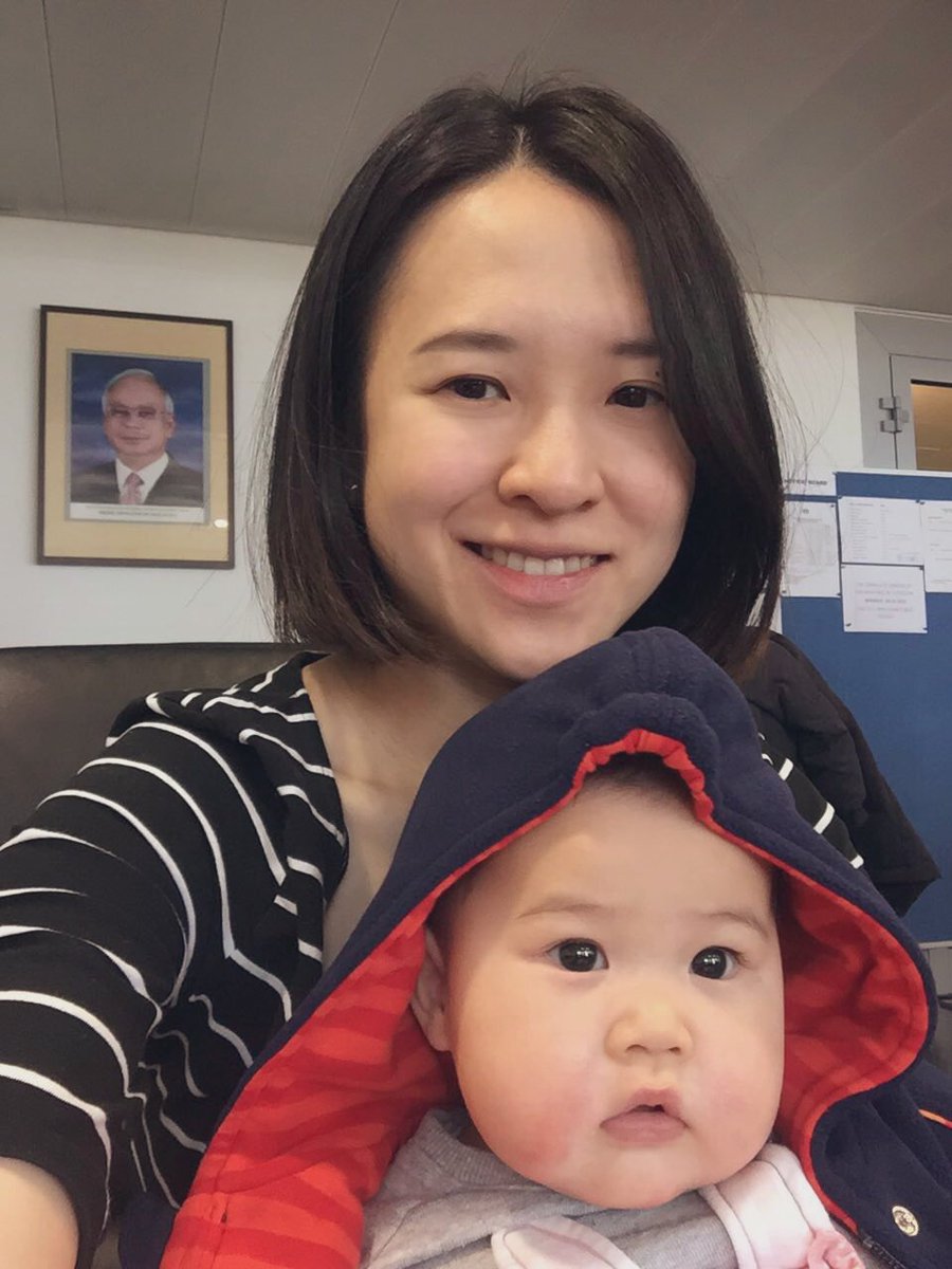 I took this picture during our first 15(2) citizenship application at the Malaysian consulate in Frankfurt many years back. I remember it was a very cold day, snowing heavily. We embraced the storm, drove for hours with my young baby. Feeling excited to see the pic of our then PM