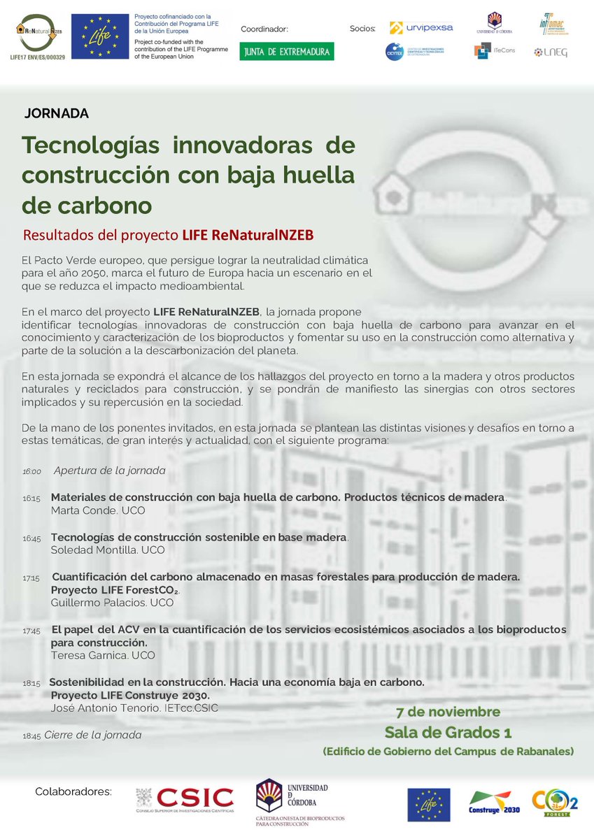 Laboratorio de Tecnología de la Madera (UCO) tweet media