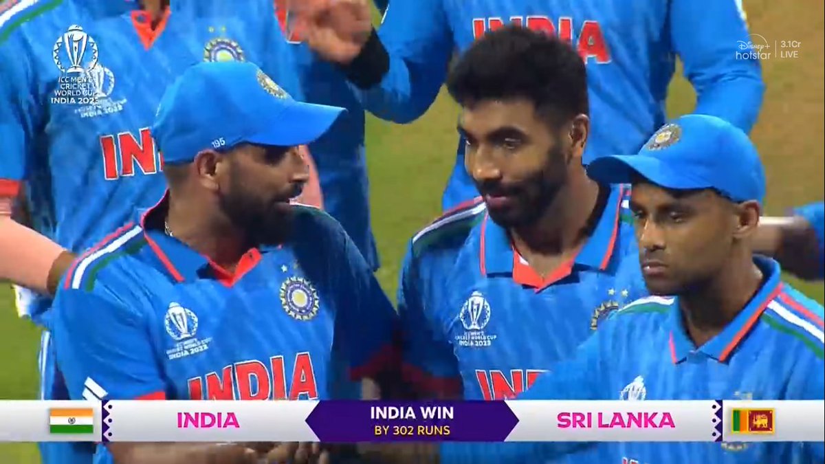mufaddal_vohra's tweet image. - Defeated Australia by 6 wickets.
- Defeated Afg by 8 wickets.
- Defeated Pakistan by 7 wickets.
- Defeated Ban by 7 wickets.
- Defeated NZ by 4 wickets.
- Defeated England by 100 runs.
- Defeated Sri Lanka by 302 runs.

The most dominating World Cup for India....!!!!