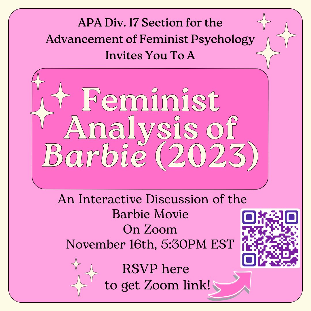 Section For Advancement of Feminist Psychology tweet media