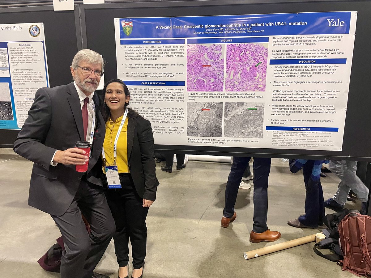 Yale Nephrology (@yalenephrology) on Twitter photo A few <a href="/YaleNephrology/">Yale Nephrology</a> presenters from the first round of posters at <a href="/ASNKidney/">American Society of Nephrology</a> #KidneyWk !! A few <a href="/YaleNephrology/">Yale Nephrology</a> presenters from the first round of posters at <a href="/ASNKidney/">American Society of Nephrology</a> #KidneyWk !!