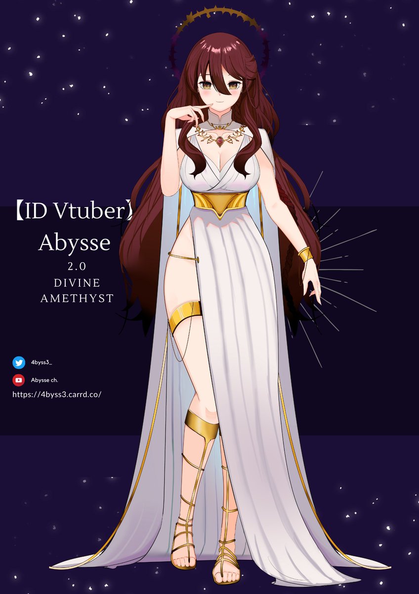 abyssech's tweet photo. 【Abysse V2.0 "Divine Amethyst"】 

♦️ Hashtags 
General - #codeabysse
Live - #streambysse
Game - #abyssegames
Art - #artysse
NSFW - #4byssalis
Meme - #4byssal
Fanbase - #d3arest
Clip - #abyssefragments 

#4BYSS3 #idvtuber #live2d #envtuber https://t.co/D0J7RnfKrf